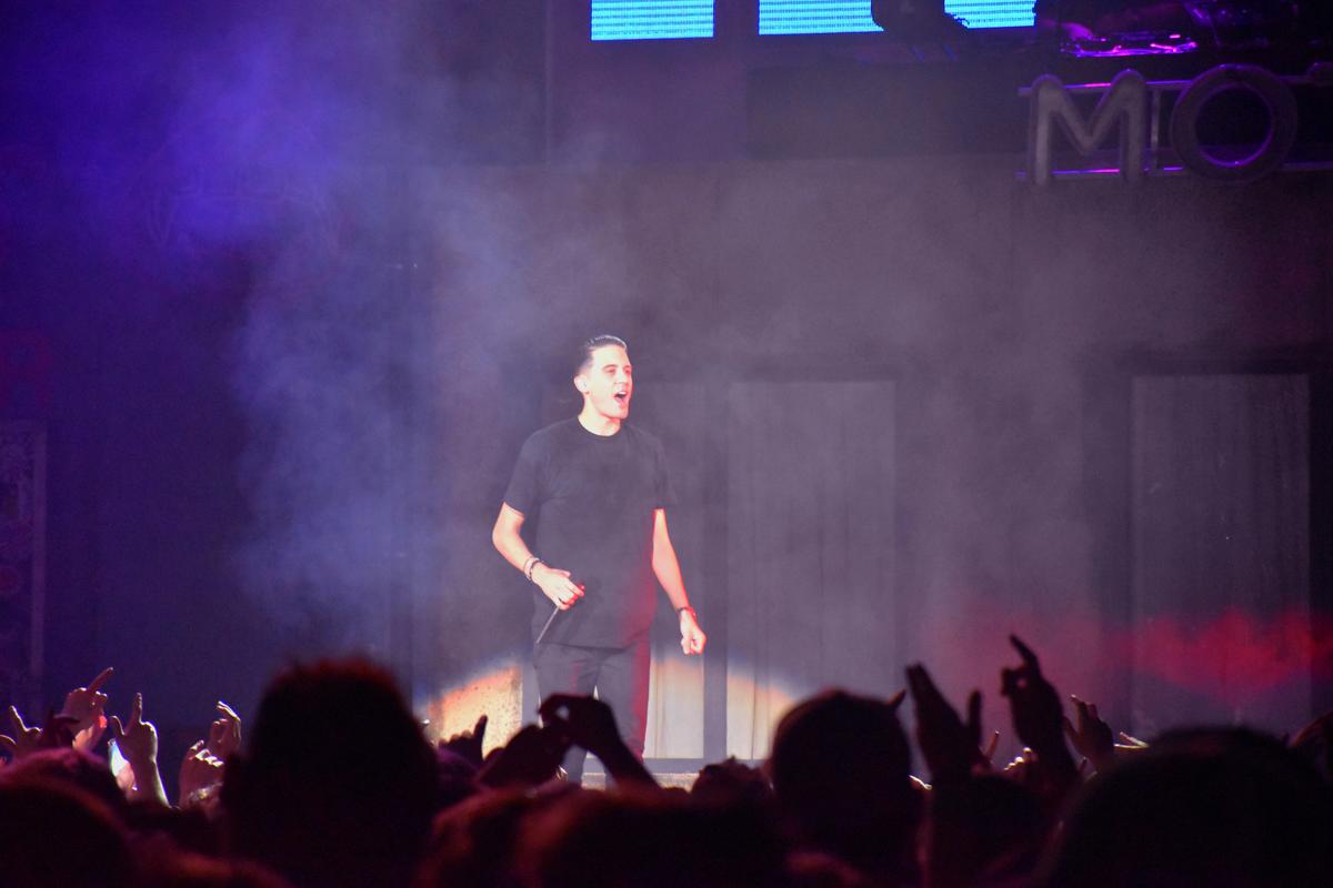 G-Eazy performs at Amsoil Arena on April 1. Photo Credit: Adam Quandt, The Statesman