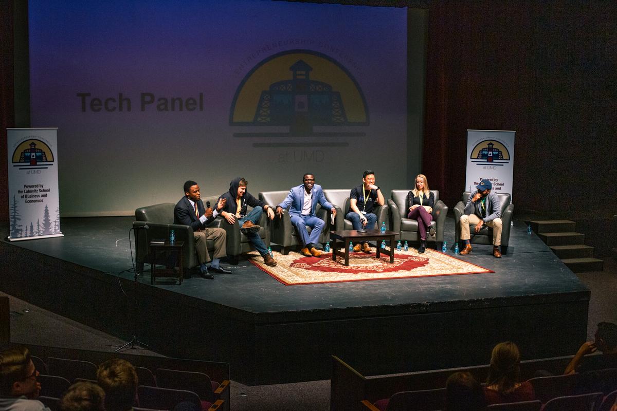 Panel discussion at the 2018 UMD Entrepreneurial conference