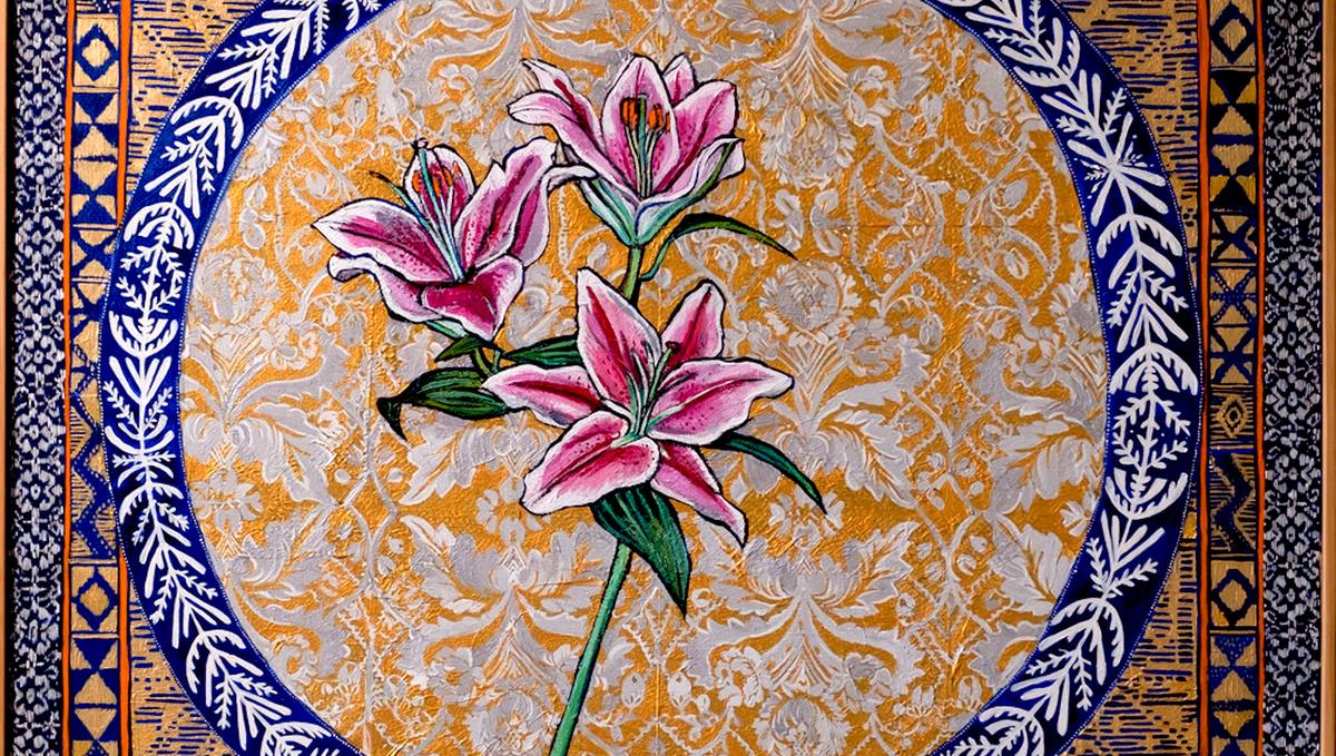painting of a lily