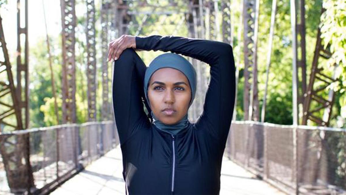 Athletic hijab