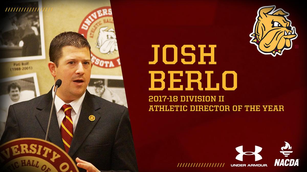 UMD Athletic Director Josh Berlo
