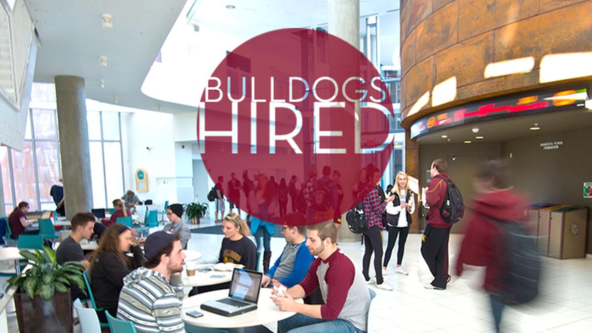 LSBE scene with the text "Bulldogs Hired"