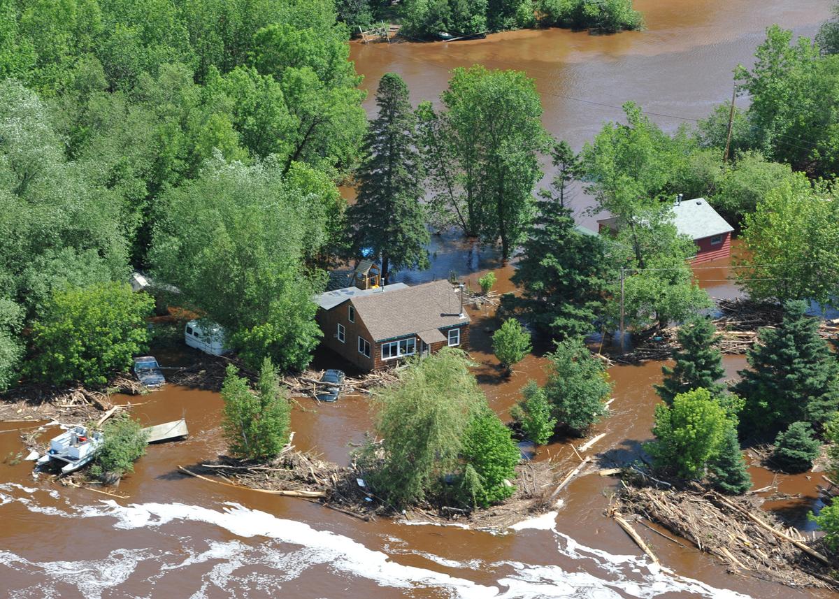 2012 flood near Duluth
