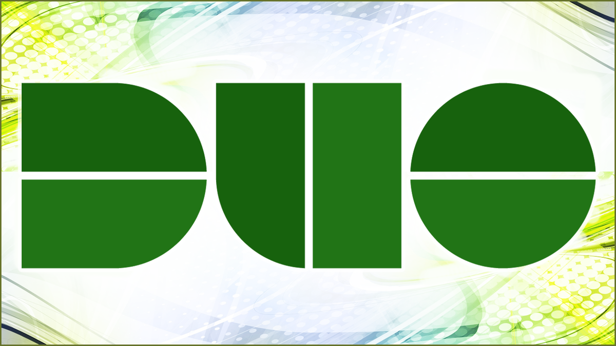 The word "Duo" in green