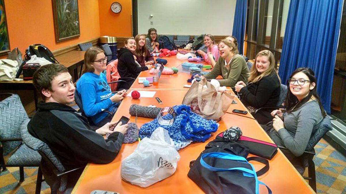 UMD student club Knit Wits