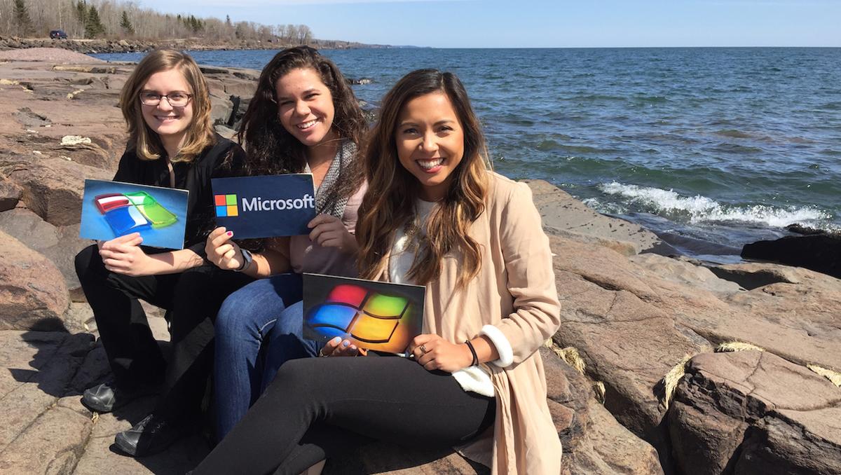 Three UMD students land jobs at Microsoft.