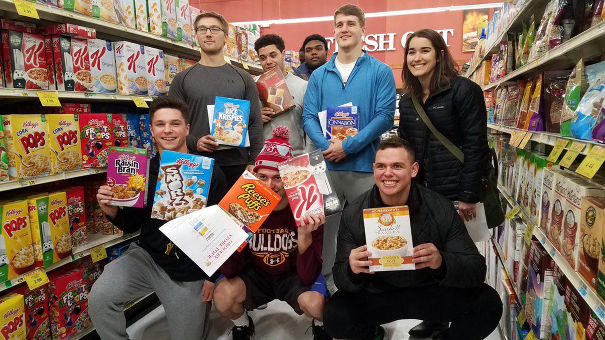 UMD Athletes learn about cereal nutrition