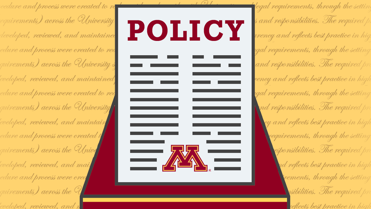Graphic of a piece of paper with the word "Policy" at the top