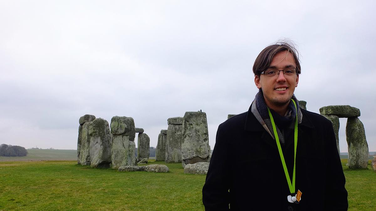 UMD student Bryce Remple studied abroad in England