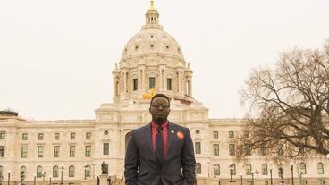 UMD's Student Association President at the State Capital