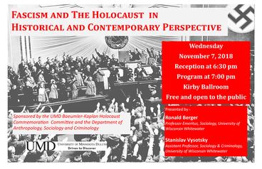UMD poster Fascism and the Holocaust