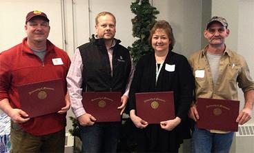 Four earn their Continuing Education Certificate in Frontline Leadership