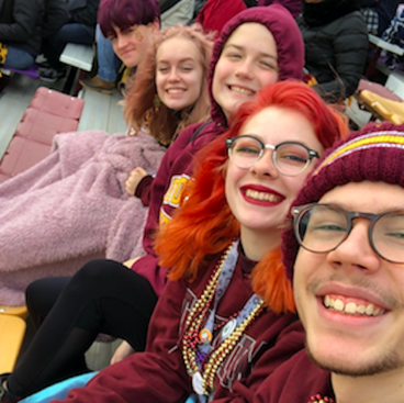 Five at the football game