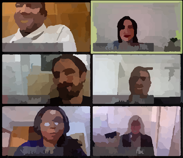 art images of zoom meeting