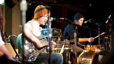 Portage plays at UMD with Trampled by Turtles in 2011