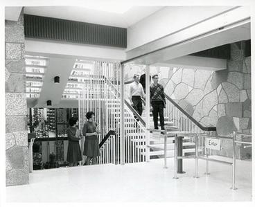 UMD original library staircase