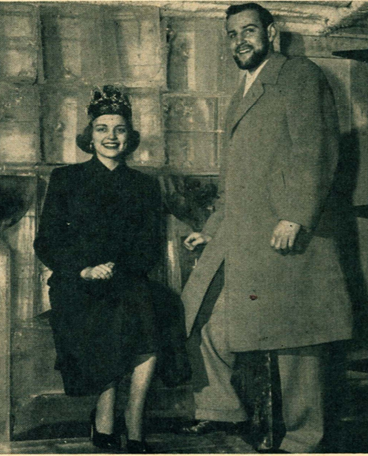 1951, snow king and queen