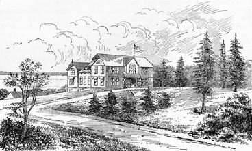 Drawing of the Fish Hatchery 