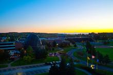 Sunset view of UMD campus