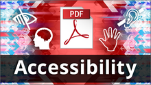 PDF symbol and the word Accessibility